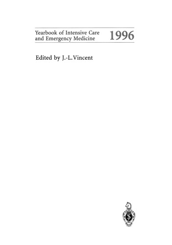 Yearbook of Intensive Care and Emergency Medicine