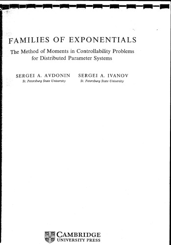 Families of exponentials: the method of moments in controllability problems for distributed parameter systems