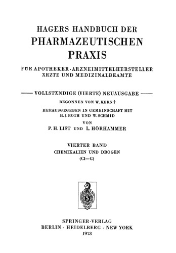 Chemikalien und Drogen (CI–G)