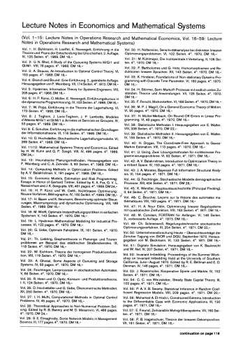 Zur Theorie von Neumannscher Wachstumsmodelle