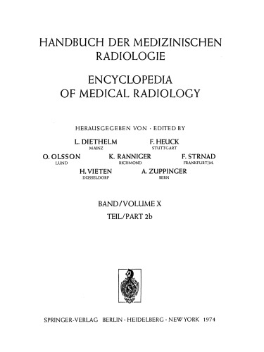 Röntgendiagnostik des Herzens und der Gefässe / Roentgen Diagnosis of the Heart and Blood Vessels