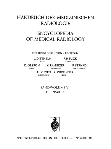 Röntgendiagnostik der Wirbelsäule Teil 3 / Roentgen Diagnosis of the Vertebral Column Part 3: Krankhafte Haltungsänderungen Skoliosen und Kyphosen