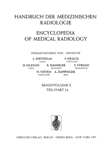 Röntgendiagnostik Des Herzens und der Gefässe/Roentgen Diagnosis of the Heart and Blood Vessels: Teil 2a/Part 2a