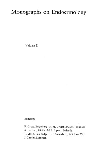 Hormones in Human Amniotic Fluid