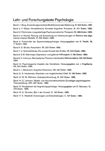 Erwartungen und Entscheidungen