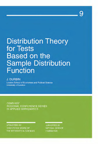 Distribution theory for tests based on the sample ditribution function