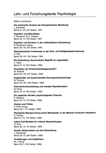 Freundschaften und Freundschaftsverständnis bei drei- bis zwölfjährigen Kindern: Sozial- und entwicklungspsychologische Aspekte