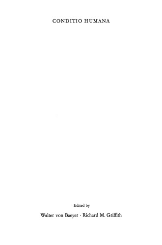 Conditio Humana: Erwin W. Straus on his 75th birthday