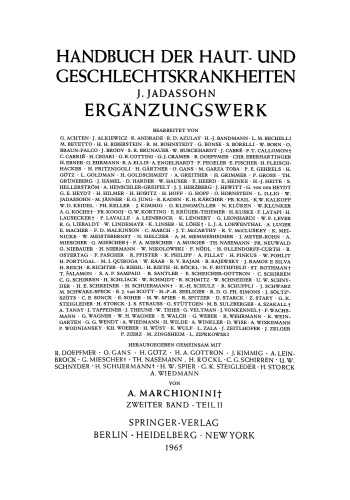 Entzündliche Dermatosen II