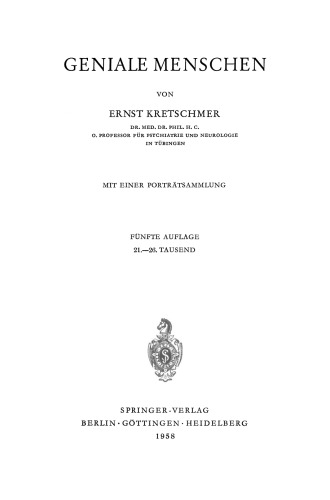 Geniale Menschen: Mit Einer Porträtsammlung