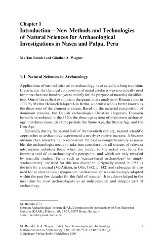 New Technologies for Archaeology: Multidisciplinary Investigations in Palpa and Nasca, Peru