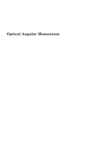 Optical Angular Momentum