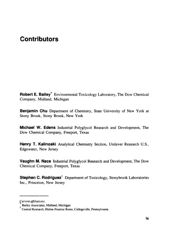 Nonionic Surfactants: Polyoxyalkylene Block Copolymers