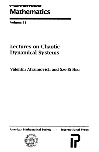 Lectures on Chaotic Dynamical Systems
