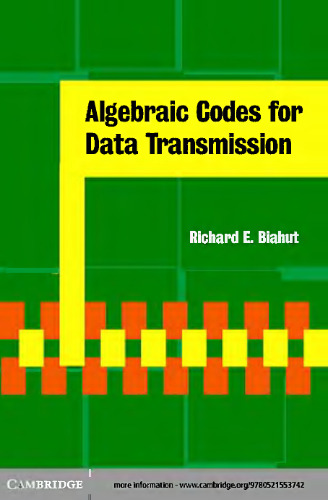 Algebraic codes for data transmission