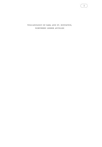Volcanology of Saba and St. Eustatius, Northern Lesser Antilles
