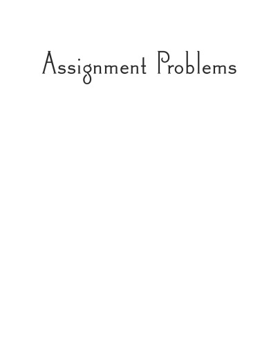 Assignment problems