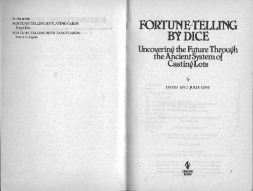 Fortune Telling By Dice
