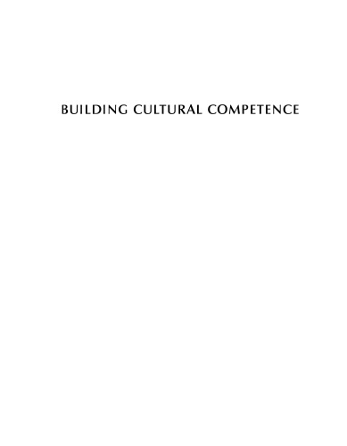 Building Cultural Competence: Innovative Activities and Models