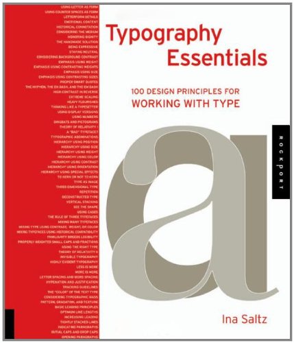 Typography Essentials: 100 Design Principles for Working with Type
