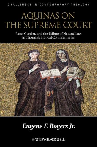 Aquinas and the Supreme Court: Biblical Narratives of Jews, Gentiles and Gender