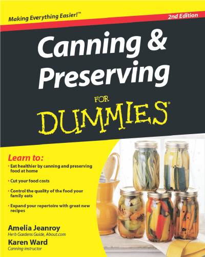 Canning and Preserving For Dummies
