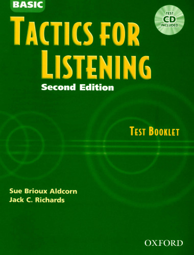 Basic Tactics for Listening: Test Booklet with Audio CD