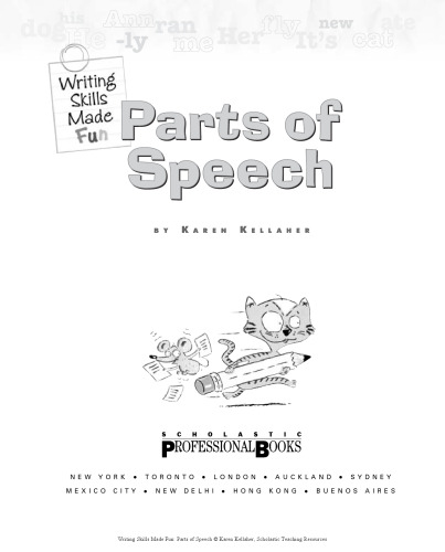 Writing Skills Made Fun: Parts of Speech: Grades 2-3 with Poster