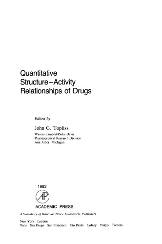 Quantitative Structure–Activity Relationships of Drugs