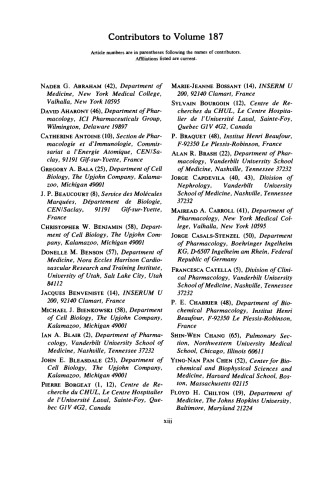 Arachidonate Related Lipid Mediators