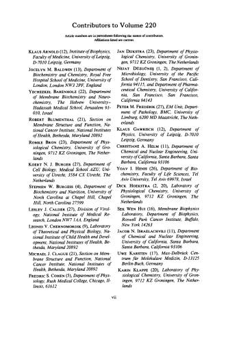 Membrane Fusion Techniques Part A