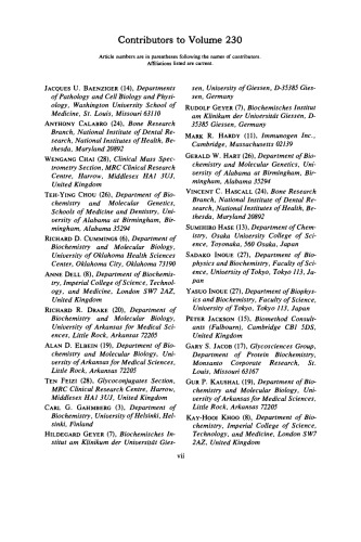 Guide to Techniques in Glycobiology