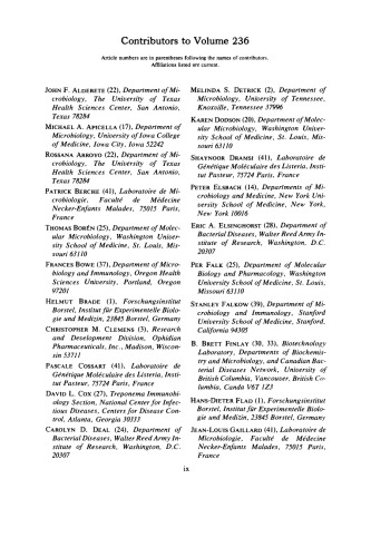 Bacterial Pathogenesis Part B: Interaction of Pathogenic Bacteria with Host Cells
