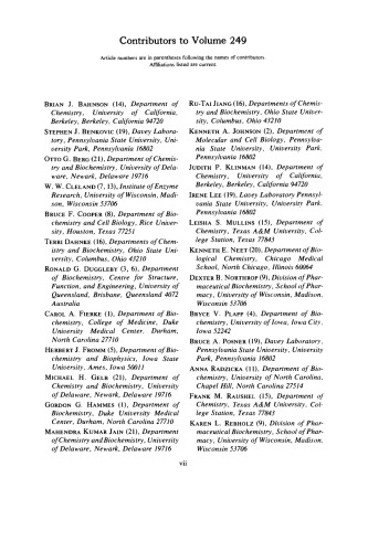 Enzyme Kinetics and Mechanism Part D: Developments in Enzyme Dynamics