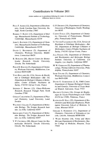 Nuclear Magnetic Resonance and Nucleic Acids