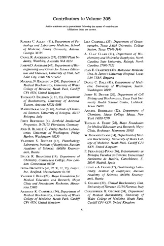 Bioluminescence and Chemiluminescence Part C