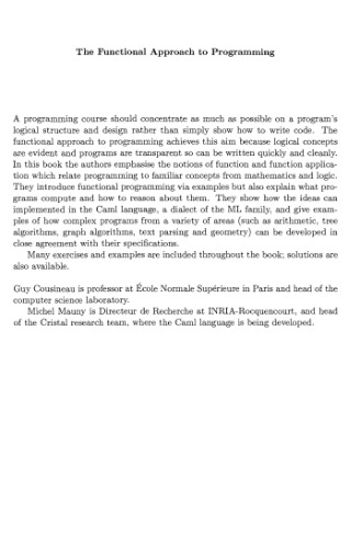 The functional approach to programming