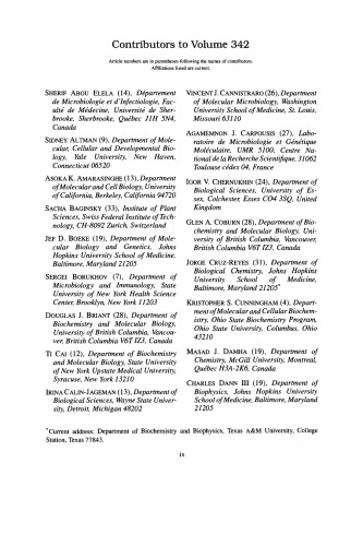 Ribonucleases - Part B