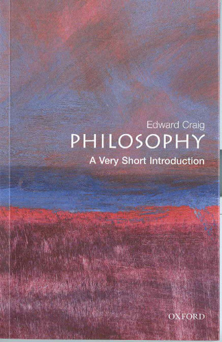 Philosophy a very short introduction