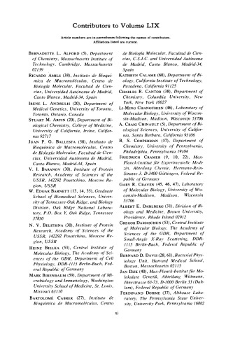 Nucleic Acids and Protein Synthesis Part G
