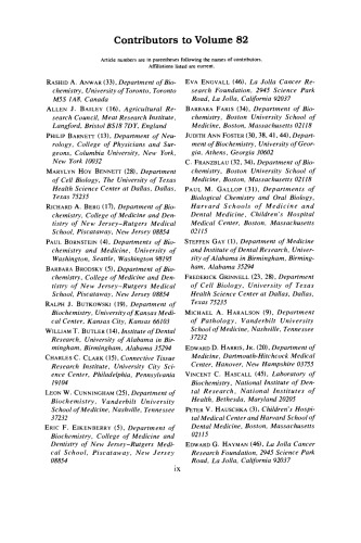 Structural and Contractile Proteins Part A: Extracellular Matrix