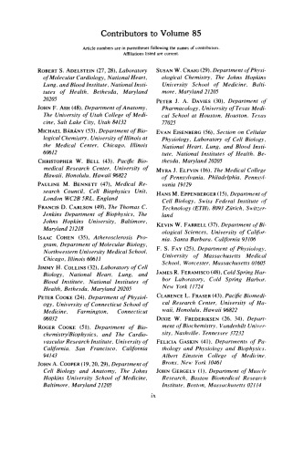 Structural and Contractile Proteins Part B: The Contractile Apparatus and the Cytoskeleton