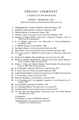 Reaction Mechanisms in Sulphuric Acid: And other Strong Acid Solutions