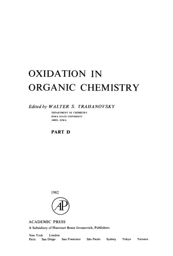 Oxidation in Organic Chemistry, Part D