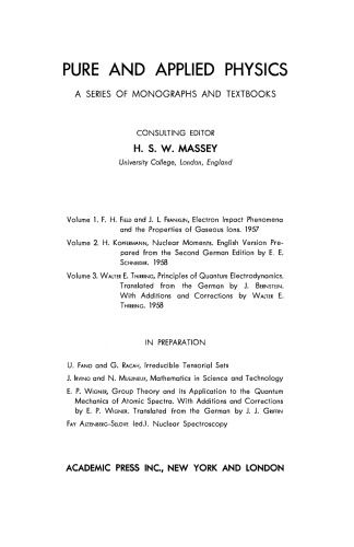 Principles of Quantum Electrodynamics