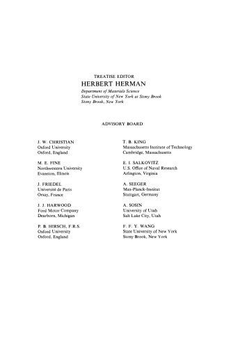 Properties of Solid Polymeric Materials, Part BTreatise on Materials Science and Technology
