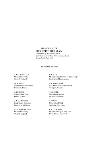 Properties and Microstructure
