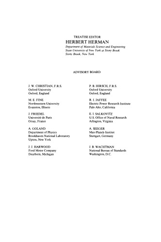 Electronic Structure and Properties