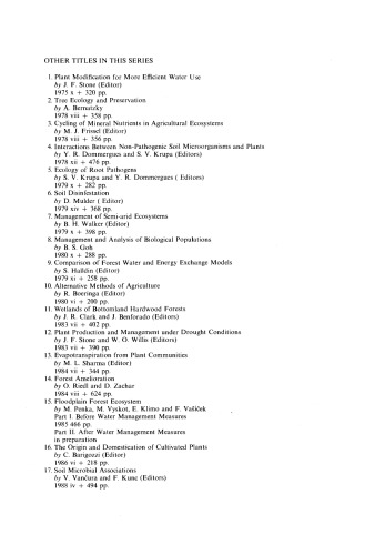 Soil Microbial Associationscontrol of structures and functions