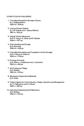 Soil Compaction in Crop Production